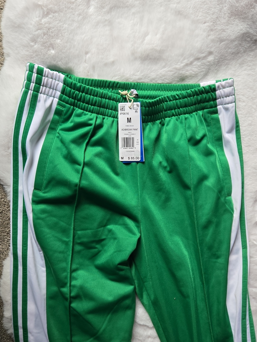 NWT Adidas Originals Women's Green Adibreak Pants - Picture 6 of 10